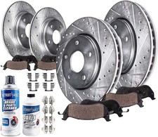 Pastilla de freno de rotor trasero delantero 12,91" Detroit Axle 12,99" para Town Country Gr