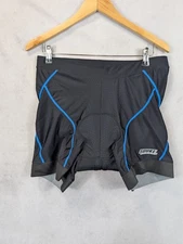 Souke Sports Men’s Size 3XL Black Blue Padded Cycling Shorts NWT