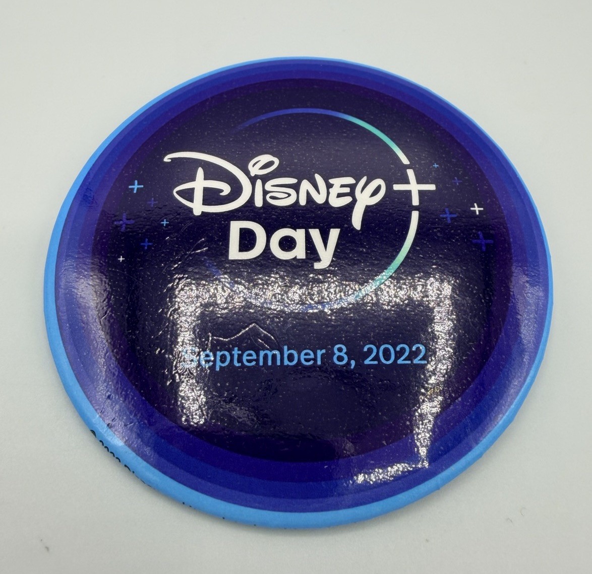 D23 Disney+ Day Commemorative 2” Button Pin Parks Exclusive - Sep 8 2022