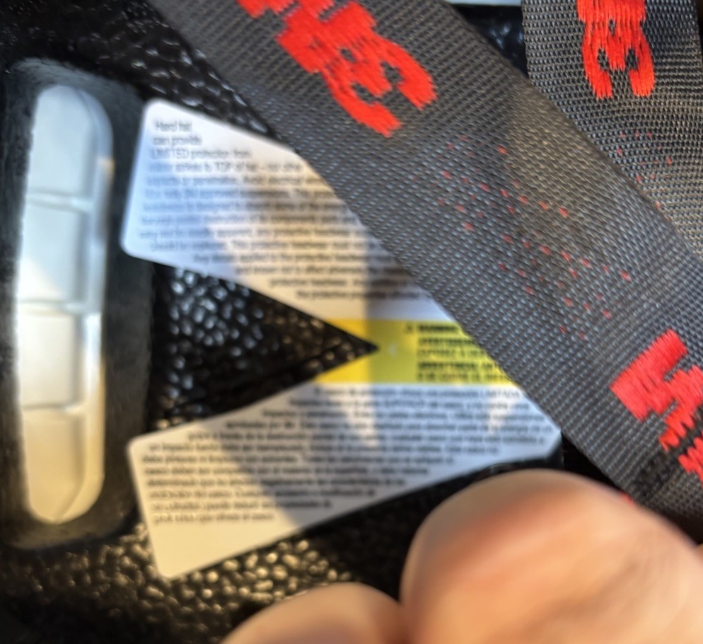 3M SecureFit Safety Helmet White X5001-ANSI Climbing Style Ratchet X5000 Size 50