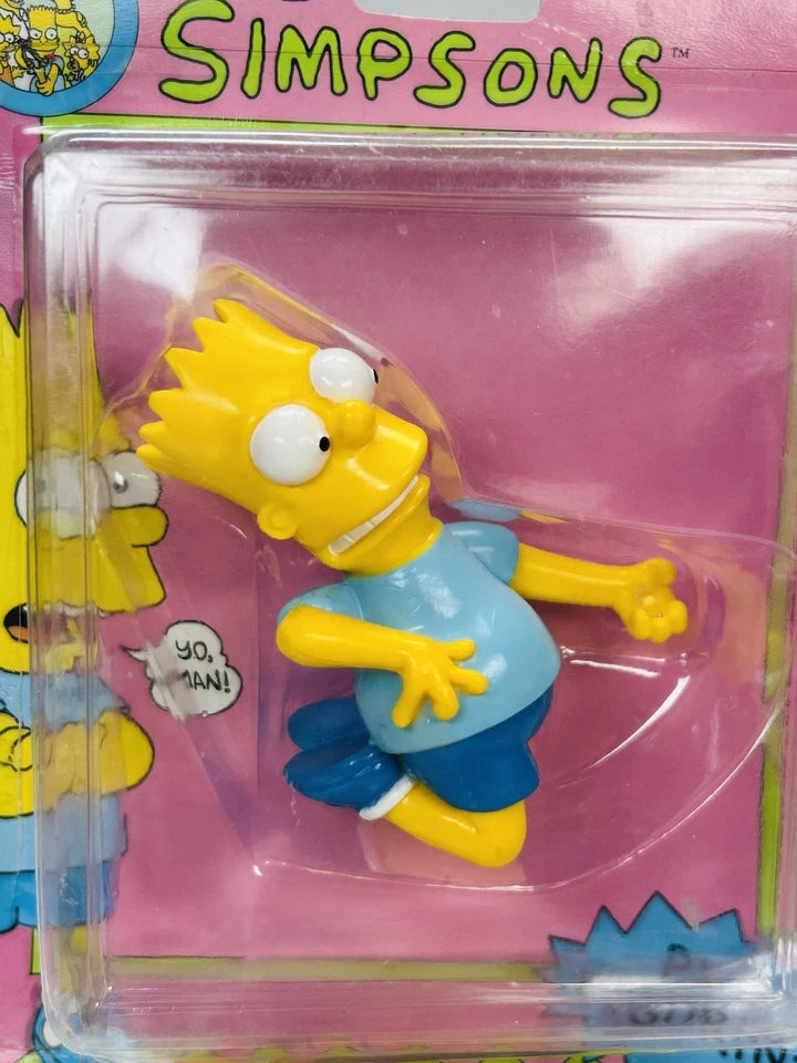 Estatuilla de PVC de colección 1990 Los Simpson Bart Simpson skateboarding Hamilton Gifts Foto 2 de 4