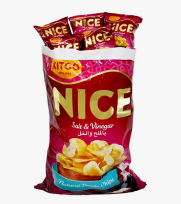 21 Small Pack X Kitco Nice Salt & Vinegar Flavor Chips,12 g