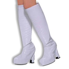 Bristol Novelty BA309 Go Boot Tops White, Womens, One Size
