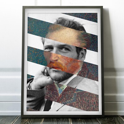 A COOL HAND - Pop Retro Collage, Mashup, Pop Art Wall Decoration