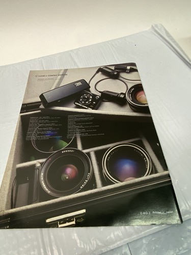 CONTAX RTS Camera Catalog And Accessory Chart With Zeiss Lens Section - Picture 2 of 4