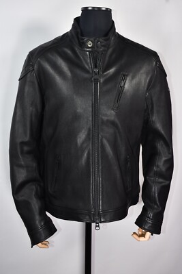 Barbour International Winter Sprocket Leather Black Men's