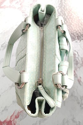 バッグ Coach Soho Leather Toto Bag Mint Blue Nice Coach Medium Turquoise Blue Leather Soho Double Pocket