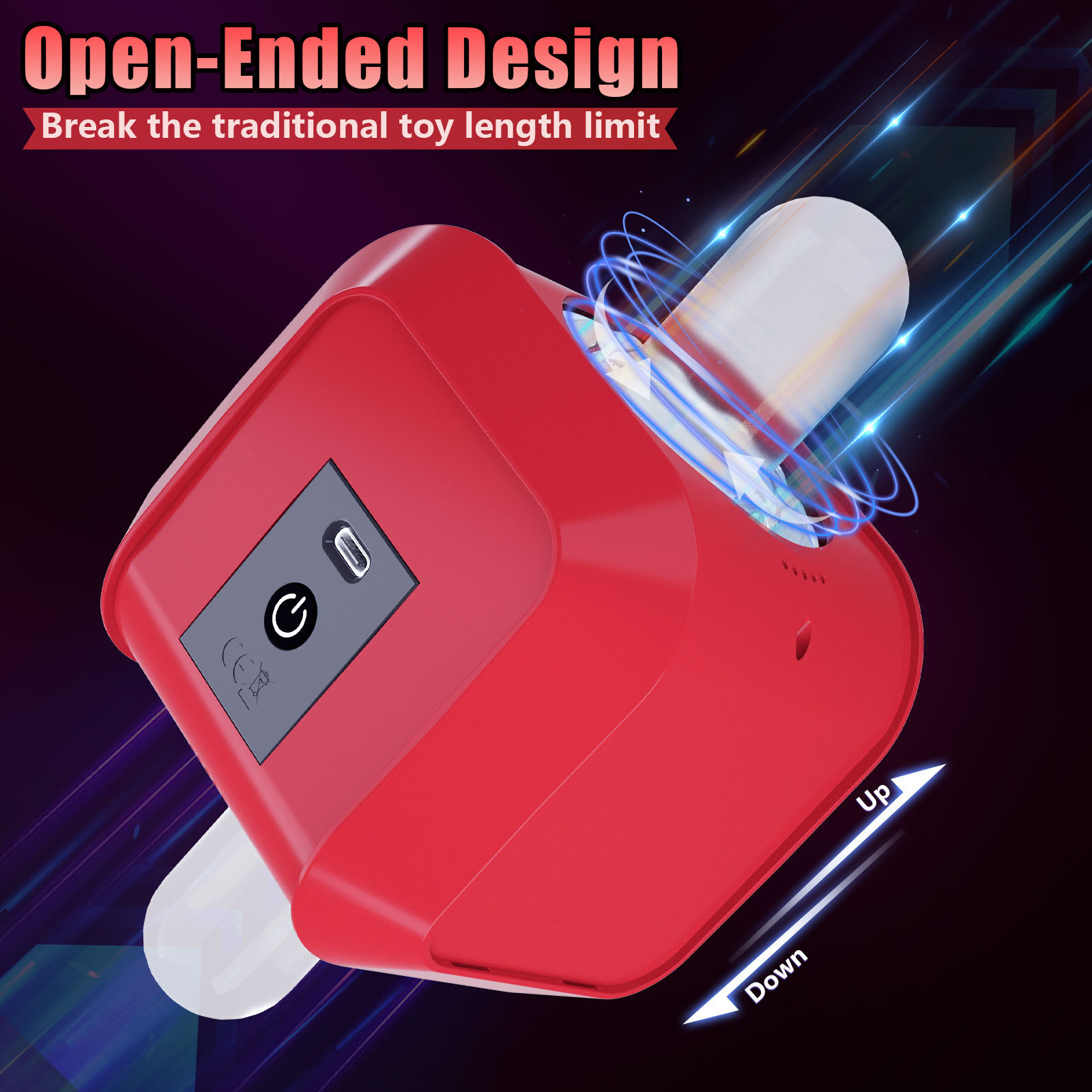 Automatic Hands-Free Male Masturbator – Rotating Thrusting Cup With Silicone Sleeve
