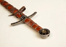 Medieval Knights of Templar Dagger Crusader Short Arming Sword + Scabbard 23" OA