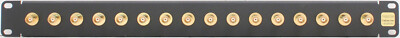 1RU 16 Port BNC Patch Panel - Female to Female - 50 Ohm - Panel Made in the USA