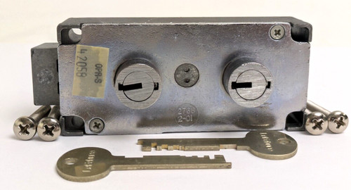 LeFebure 7700 Bank Safe Deposit Box Locks w/ Renter Keys 3/8" Nose ~ Build A Lot