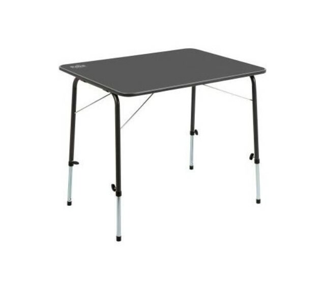 Royal Kingham Adjustable Height Folding Camping Table Solid Top
