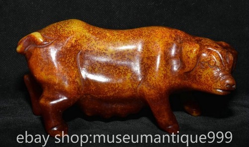 Vendre Ancienne sculpture statue cochon animal sculpture culture chinoise Hongshan 5,6