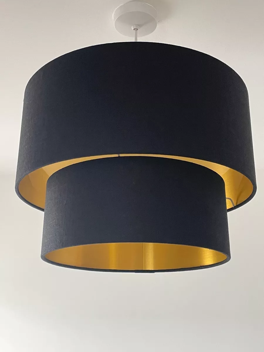 Black lampshade sale with gold inside