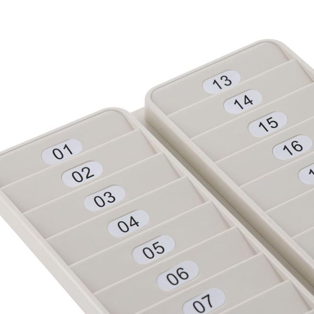 Plastic Card Type Multilayer Card Holder Time Card Holder Office