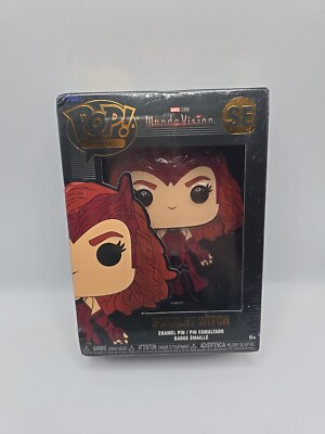 Funko Pop! SE Enamel Pin Disney Wanda Vision Scarlet Witch 4.5'' New Sealed