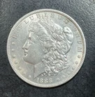 1888-O MORGAN SILVER DOLLAR ~ AU ~ OVAL O ~TOP 100~ GENE L. HENRY