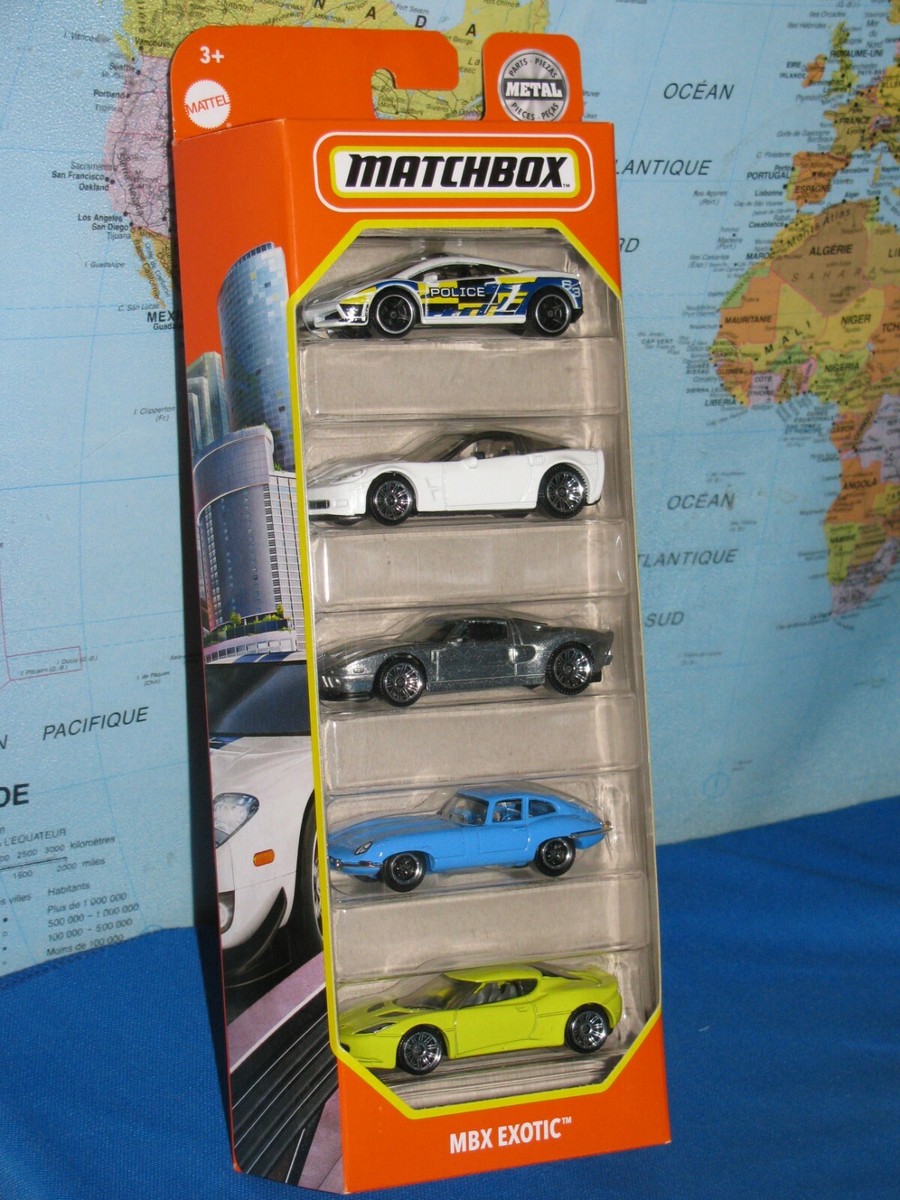 MATCHBOX MBX EXOTIC LAMBORGHINI, JAGUAR, LOTUS, FORD, CHEVROLET 5