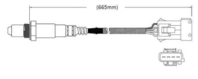 POST CAT OXYGEN SENSOR O2 for FORD Focus XR5 2006- 2.5L Turbo 5 Cyl 4 WIRES POST CAT OXYGEN SENSOR O2 for FORD Focus XR5 2006- 2.5L Turbo 5 Cyl 4 WIRES