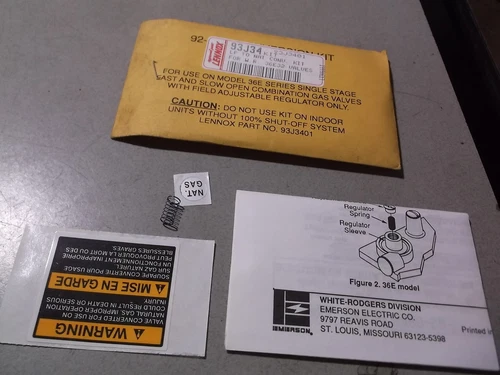 NEW Lennox 93J34 LP to Natural Gas Conversion Kit *FREE SHIPPING*