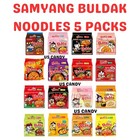 Samyang Buldak Hot Chicken Ramen Noodles Variety Single & 5 Packs HALAL -(Korea)