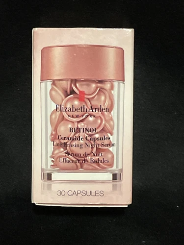 Elizabeth Arden Retinol Ceramide Capsule LINE Erasing Night Serum 30 Ct Unboxed