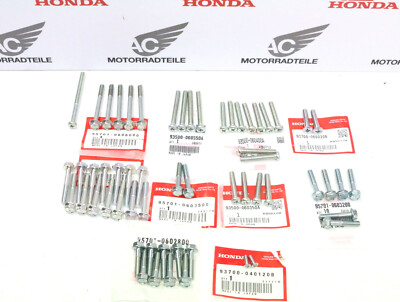Honda CB 350 400 F F1 F2 Four Schraubensatz Schrauben Motordeckel Motor original