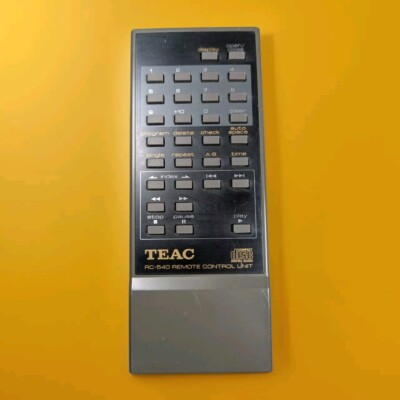 Teac RC-540 Original Fernbedienung für VRDS CD Player T1 7 10 16 20 25