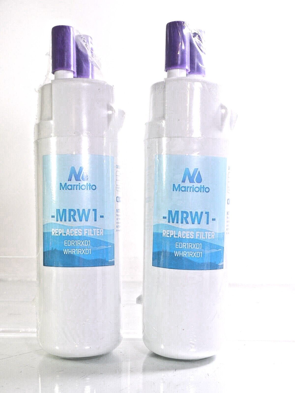 2 Pack Marriotto Refrigerator Filter MRW1 BOTHE SEALED, NO BOX