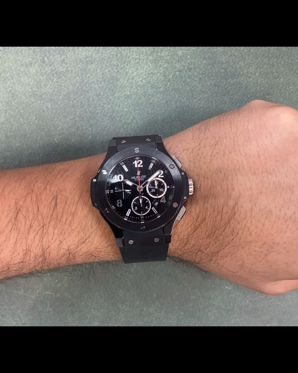 Hublot Big Bang Chronograph Black Magic Ceramic Mens 44mm Watch