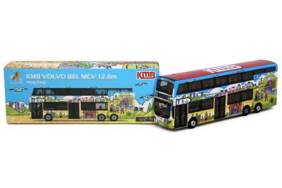 Tiny City Die-cast Model Car - KMB VOLVO B8L MCV 12.8m (78B) Queen's Bus