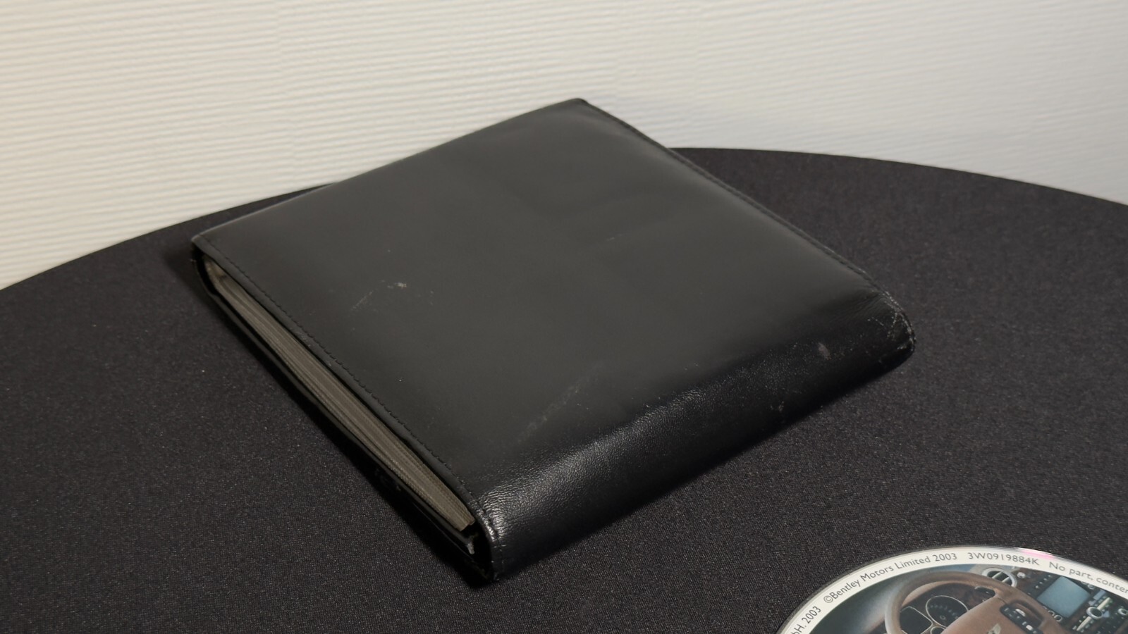 OEM 2003 Bentley Continental GPS NAV CD Set & Bentley Leather Pouch FULL SET