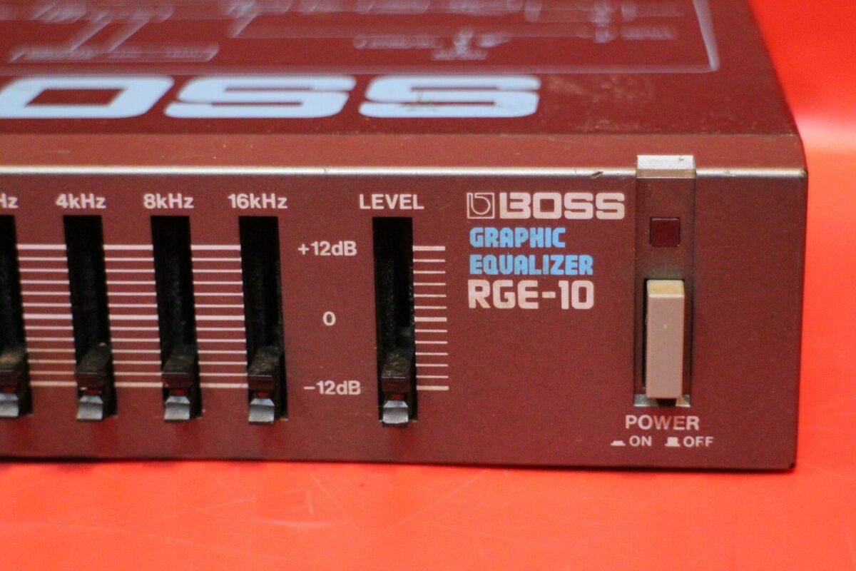 USED BOSS RGE-10 RGE 10 Graphic Equalizer Micro Rack Series Roland