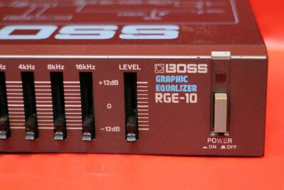 USED BOSS RGE-10 RGE 10 Graphic Equalizer Micro Rack Series