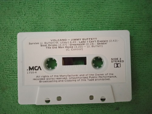 Jimmy Buffett. Volcano. Cassette tape. 1979. Made In Australia (?) - Picture 2 of 4