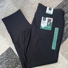 Member's Mark Men's Performance Slim Fit Benton Pant BLACK Size 40x32 NWT