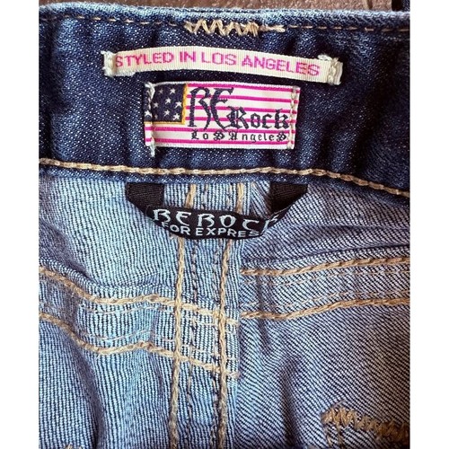 Rerock For Express Jeans Skinny Fit Size 4 LONG - Picture 5 of 9