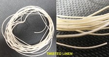 6m x 0.6mm Vintage Radio Dial Drive 3m Linen Cord and 3m Nylon Line