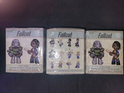 FUNKO MYSTERY MINIS FALLOUT 1/12 Series 2 Vinyl Figure - Blind Box Lot Of 3 Lot1