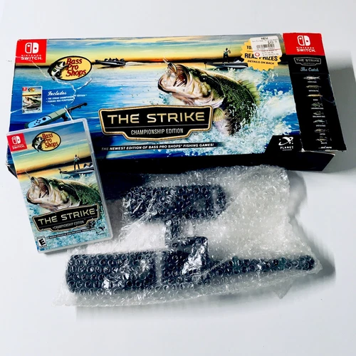 BASS PRO SHOPS: THE STRIKE! CHAMPIONSHIP Edition Nintendo Switch New Opened Box
