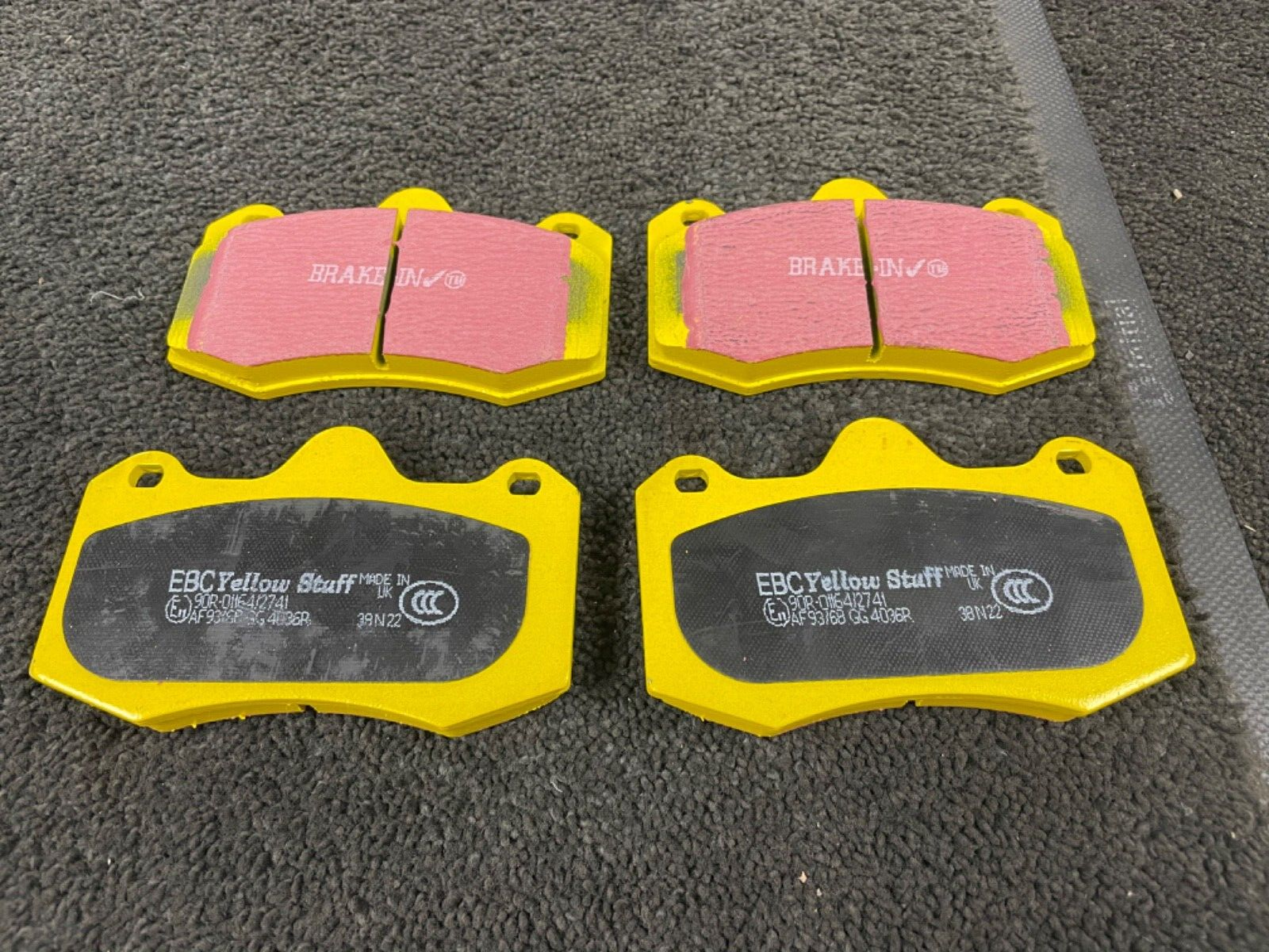 EBC Brake Pads Yellowstuff FOR ALL AP RACING CALIPERS