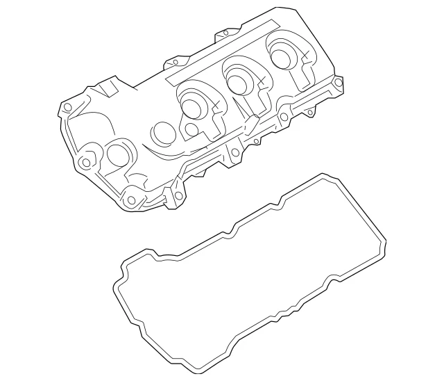 FORD OEM 14-19 Explorer Válvula Temporização Capas-Tampa de Válvula Esquerda FG1Z6582E INSTOCK - Imagem 2 de 3