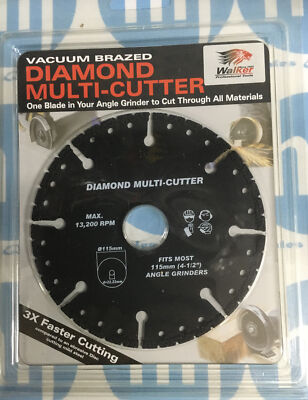 Diamantbeschichtetes Multischneider Sägeblatt passend für 100 mm Winkelschleifer schneidet alles