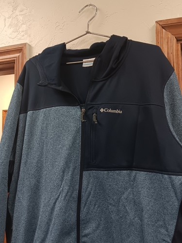 NWT Columbia Men's Harlem Park Hybrid Full Zip Hoodie Size Mens 2xl - Picture 2 of 5