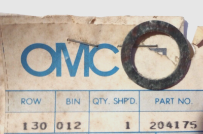 Evinrude Johnson OMC Washer NOS 204175 (L-9704) | eBay