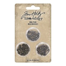 Tim Holtz MINI PINS Idea-ology Safety Pins