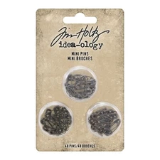 Tim Holtz ~ MINI PINS ~ Idea-ology ~ Safety Pins