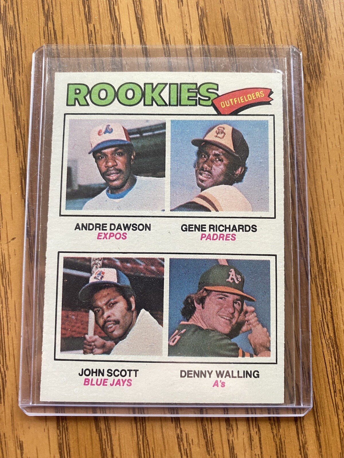 1977 Topps Rookie Outfielders 473 Andre Dawson (RC) HOF