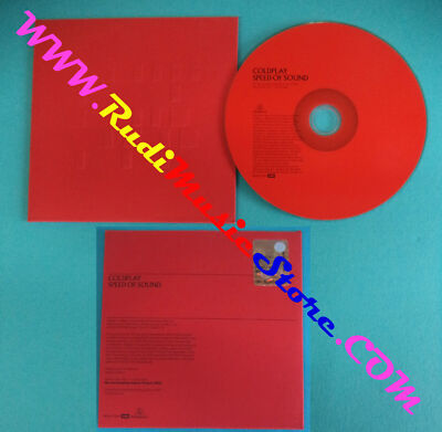 CD Singolo Coldplay Speed Of Sound CDRDJ 6664 EUROPE 2005 PROMO CARDSLEEVE(S28)