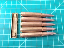 8mm Mauser Snap Caps With Stripper Clip Safety Training 7.92x57 K98 Gewehr 98